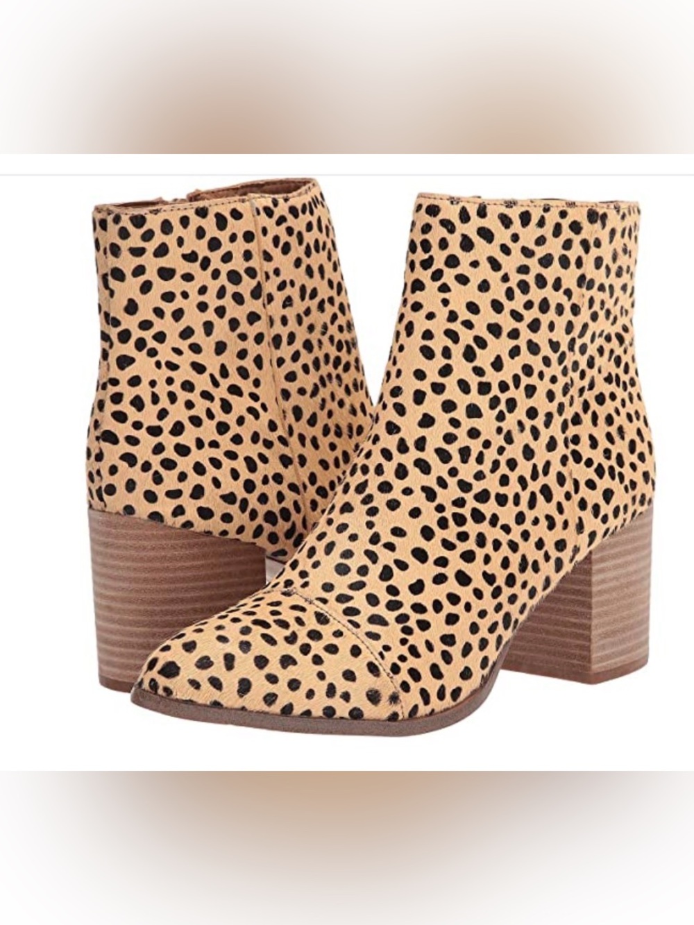 DV by Dolce Vita | EUC - Tierney - Cheetah Block Heel Booties - Size 8.5